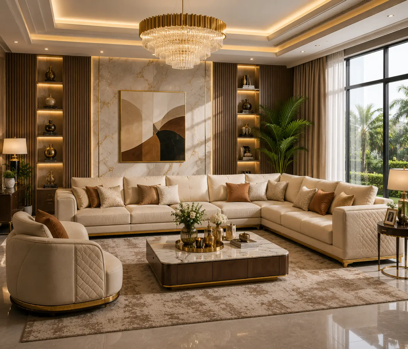 تصميم غرفة معيشة